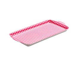 Zeal - Sandwich Gingham Tray Neon Pink