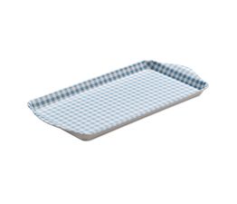Zeal - Sandwich Gingham Tray Provence Blue