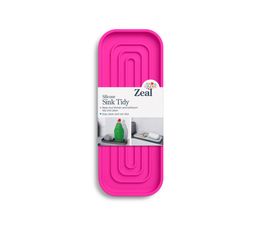 Zeal - Silicone Sink Tidy Neon Pink