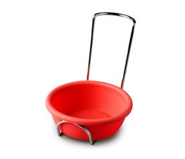 Zeal - Silicone Spoon Rest and Basting Bowl Red