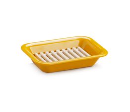 Zeal - Soap Dish Mustard with Cream Silicone Inner
