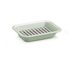 Zeal - Soap Dish Sage Green with Silicone Grey Inner