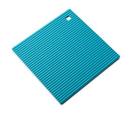 Zeal - Square Trivet 18cm Silicone Aqua