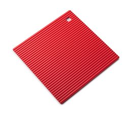 Zeal - Square Trivet 18cm Silicone Red