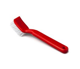 Zeal - Washing Up Brush with Scraper - Red