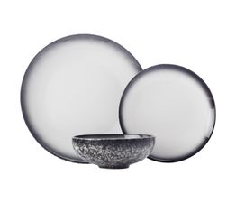 Maxwell Williams - Caviar Granite 12 Piece Dinner Set