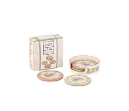 William Morris - Kitchen Garden Set of 4 Coasters