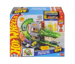 Hot Wheels - City Croc Pizza Attack Playset