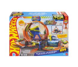 Hot Wheels - City Mega Loop Car Wash Playset