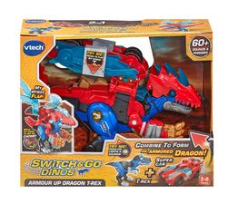VTech - Switch &amp; Go Dinos Armour Up Dragon T-Rex