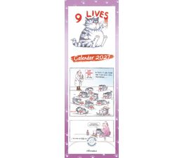 Otter House - 9 Lives Slim Calendar 2027