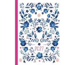 Otter House - Fashion Diary Blue Willow A6 Diary 2027