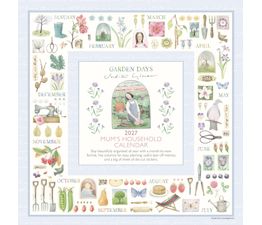 Otter House - Garden Days Househol Planner Wall Calendar 2027