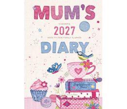 Otter House - Mums Fabric Planner A5 Diary 2027