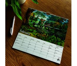 Otter House - Thelwell Wiro Wall Calendar 2027