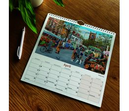 Otter House - Vintage Transport Trevor Mitchell Wiro Wall Calendar 2027