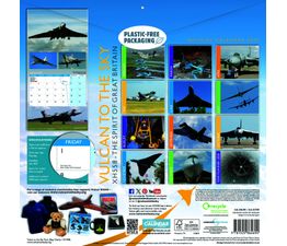 Otter House - Vulcan XH558 Wall Calendar 2027