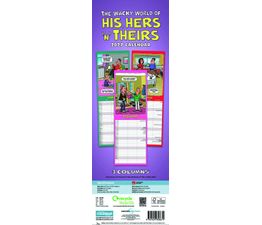 Otter House - Wacky World of His Hers and Theirs Planner Slim Calendar 2027