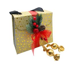 House of Flavours - Gold Handbag with Vanilla Fudge