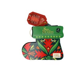 English Tea Shop Organic - Santa's Brew Green Stocking 8 Tea Bag Sachets