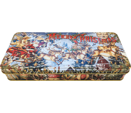 Tin Treats - Vintage Christmas Rectangular Tin with Mint Humbugs