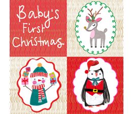 Baby's First Christmas Cameos Christmas Card