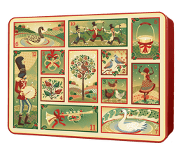 Bramble Foods - Large 12 Days Assorted Biscuits Tin 600g