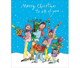 Christmas Family All Together Christmas Card