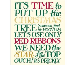 Christmas Tree Text Christmas Card