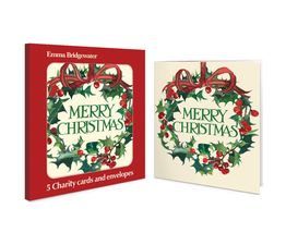 Christmas Wreath Charity Pack of Christmas Cards