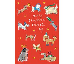 Different Dog Breeds Christmas Card