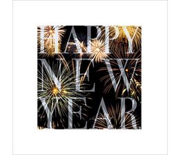 Fireworks Happy New Year Card
