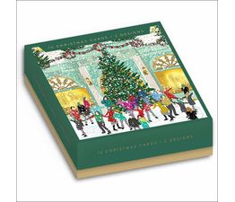 Fortnum and Mason Skating Box of Christmas Cards