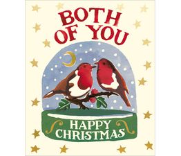 Both of You Frosty Weather Warm Hearts Christmas Card