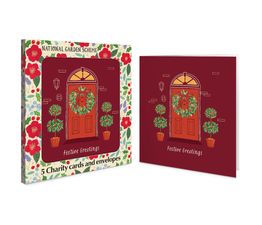 Georgian Front Door Charity Pack of Christmas Cards
