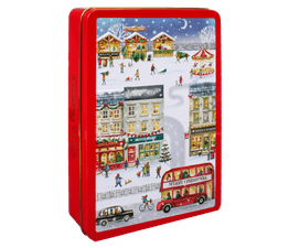 Grandma Wild's - Embossed Christmas High Street Tin