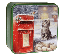 Grandma Wild's - Embossed Kitten &amp; Post Box Tin