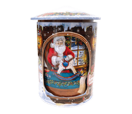 Grandma Wild's - Embossed Santa Musical Toy Tin