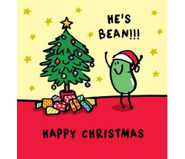 He's Bean Christmas Card
