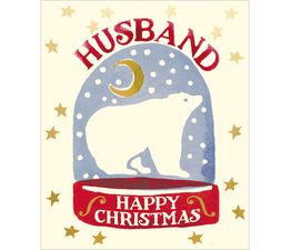 Husband Polar Bear Christmas Card