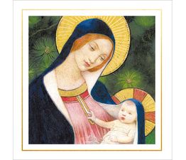 Madonna With Child Christmas Card