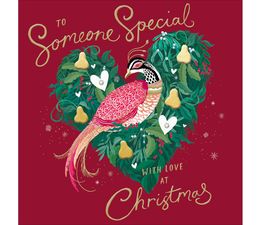Someone Special Partridge and Pear Tree Christmas Card