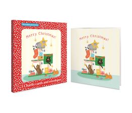 Pile of Presents and Cats Charity Pack of Christmas Cards