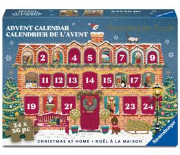 Ravensburger - Advent Calendar 2026: Christmas at Home 24 x 56 Piece Puzzles