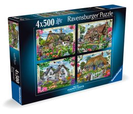 Ravensburger - Happy Days No. 10: Country Gardens (4x500)