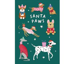 Santa Paws Christmas Card