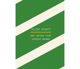 Silent Night Humour Christmas Card