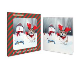 Snowman &amp; Friends Charity Pack of Christmas Cards