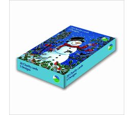 Snowman and Animals Box of Christmas Cards