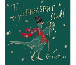 Magni Pheasant Dad Christmas Card